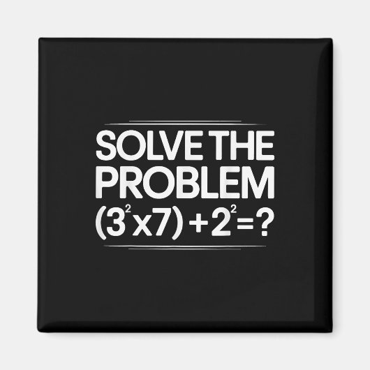 67 Meme Mathe Lustig Sechs Sieben Lehrer Brainrot  Magnet (Vorne)