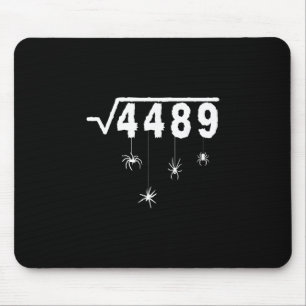 67 Meme Mathelehrer 6 7 Halloween Spinnen Quadrat Mousepad