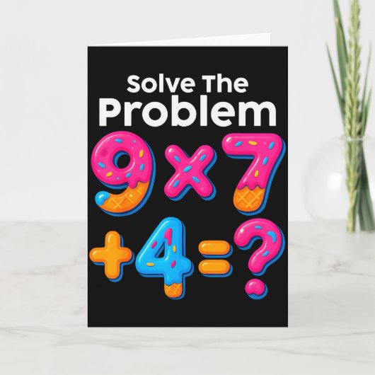 67 Meme Mathelehrer Eiscreme tropft 6 7 Brainrot S Karte (Vorderseite)