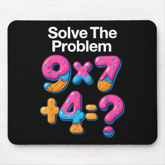 67 Meme Mathelehrer Eiscreme tropft 6 7 Brainrot S Mousepad (Vorne)