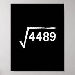 67 Meme Mathelehrer Quadratwurzel 4489 Poster