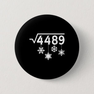 67 Meme Mathelehrer Weihnachten Schneeflocken Quad Button