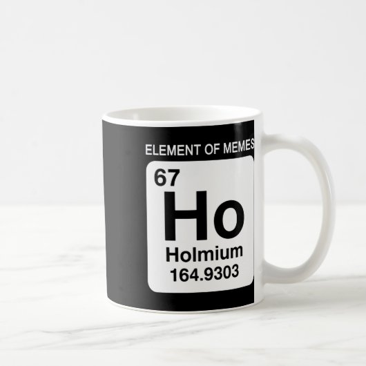 67 Meme Nummer Element der Memes Periodensystem 6  Kaffeetasse (Rechts)