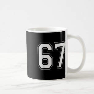 67 Meme Nummer Sechs Sieben Gen Alpha Slang 6 7  Kaffeetasse