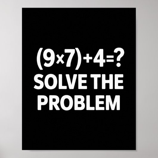 67 Meme Pemdas Elementary Math Teacher  Poster (Vorne)