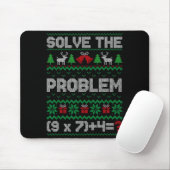 67 Meme Pemdas Math Joke Teacher Ugly Christmas Sw Mousepad (Mit Mouse)