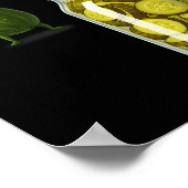 67 Meme Pickle Überraschung Ein Glas Gescheibelte  Poster (Ecke)