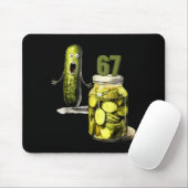 67 Meme Pickle Überraschung Eine Flasche geschnitt Mousepad (Mit Mouse)