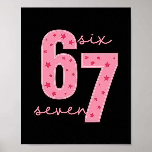 67 Meme Poster (Vorne)