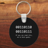 67 Meme Programmierer Binärcode Funny Six Seven Pr Schlüsselanhänger (Vorderseite)