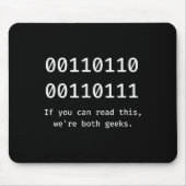 67 Meme Programmierer Binärcode Lustig Sechs Siebe Mousepad (Vorne)