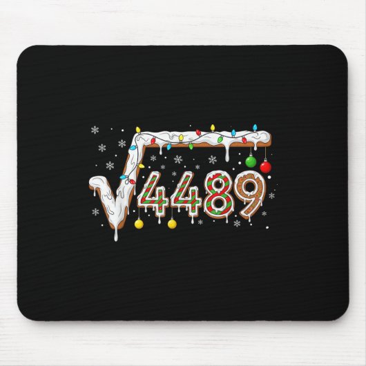 67 Meme Quadratwurzel 4489 Slang Mathelehrer Lusti Mousepad (Vorne)