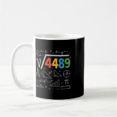 67 Meme Quadratwurzel 4489 Slang Sechs Sieben Math Kaffeetasse (Links)