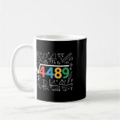 67 Meme Quadratwurzel 4489 Slang Sechs Sieben Math Kaffeetasse (Links)