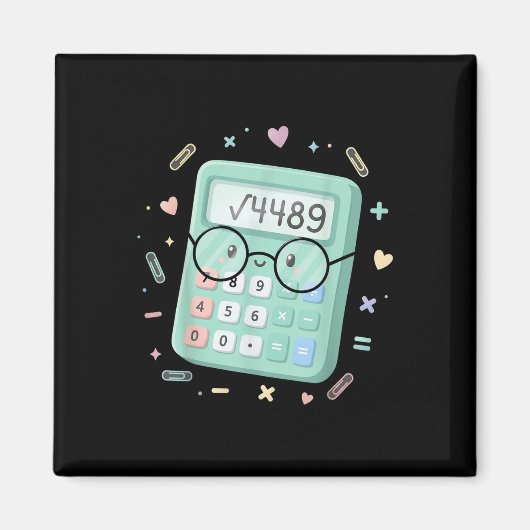 67 Meme Quadratwurzel 4489 Slang Sechs Sieben Math Magnet (Vorne)