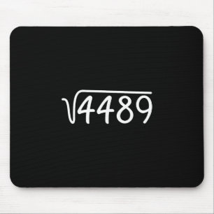 67 Meme Quadratwurzel 4489 Teenager Six Seven Slan Mousepad