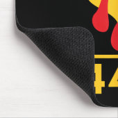 67 Meme Quadratwurzel 4489 Truthahn Erntedankfest Mousepad (Ecke)