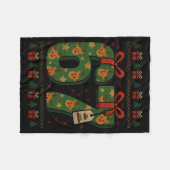 67 Meme Reindeer Christmas Ugly Sweater Xmas Celeb Fleecedecke (Vorderseite (Horizontal))