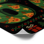 67 Meme Reindeer Christmas Ugly Sweater Xmas Celeb Poster (Ecke)