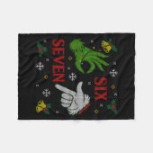 67 Meme Santa Hands Christmas Ugly Sweater Xmas Ce Fleecedecke (Vorderseite (Horizontal))