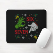 67 Meme Santa Hands Christmas Ugly Sweater Xmas Ce Mousepad (Mit Mouse)