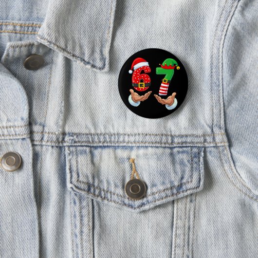 67 Meme Santa's Hands Button (Beispiel)