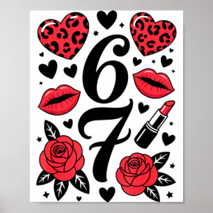 67 Meme Sechs Sieben 67 Meme Sechs Sieben 6 7 Vale Poster