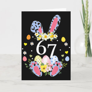 67 Meme Sechs Sieben 6 7 Hase Leopard Kinder Lusti Karte