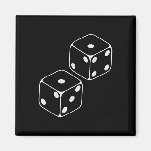 67 Meme Sechs Sieben 6–7 Lustige Würfel _1 Magnet