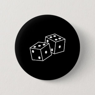 67 Meme Sechs Sieben 6–7 Lustige Würfel  Button