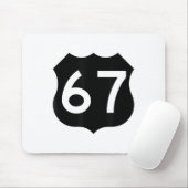 67 Meme Sechs Sieben 6-7 Lustiger Internet-Witz Vi Mousepad (Mit Mouse)