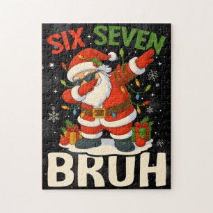 67 Meme Sechs Sieben Bruh Lustiges Weihnachten 6 7 Puzzle