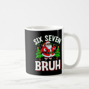 67 Meme Sechs Sieben Bruh Weihnachtsmann Lustiges Kaffeetasse