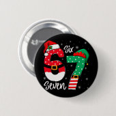 67 Meme Sechs Sieben Für Kinder Frauen Männer Jung Button (Vorne & Hinten)
