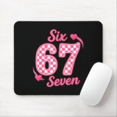 67 Meme Sechs Sieben Mousepad (Mit Mouse)