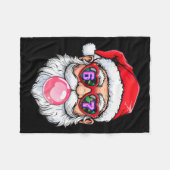 67 Meme Sechs Sieben Nummer 6-7 6 7 Lustiger Santa Fleecedecke (Vorderseite (Horizontal))