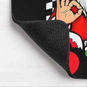 67 Meme Sechs Sieben Santa Weihnachten Männer Frau Mousepad (Ecke)