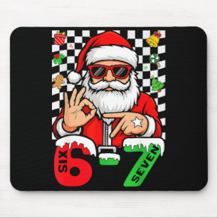 67 Meme Sechs Sieben Santa Weihnachten Männer Frau Mousepad