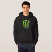67 Meme Shamrocks Six Seven Shamrocks 6-7 St Patri Hoodie (Vorne ganz)