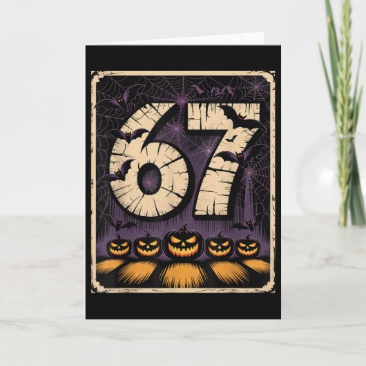 67 Meme-Shirt  Karte (Vorderseite)