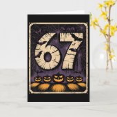 67 Meme-Shirt  Karte (Gelbe Blume)