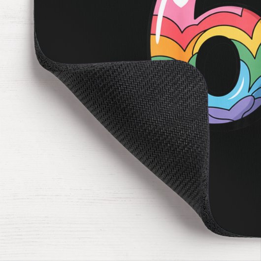 67 Meme Shirt Number Funny Six Seven 6 7  Mousepad (Ecke)