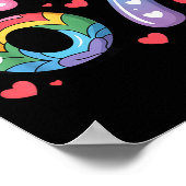 67 Meme Shirt Number Funny Six Seven 6 7 Poster (Ecke)