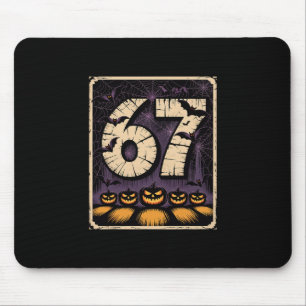 67 Meme-Shirt Sechs Sieben Lustiges Halloween-Desi Mousepad