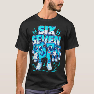 67 Meme Six Seven 6 7 Italienische Gehirnverrottun T-Shirt