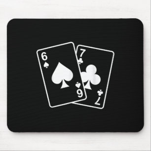 67 Meme Six Seven 6–7 Lustige Spielkarten Mousepad