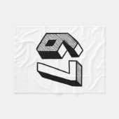 67 Meme Six Seven 6-7 Lustiger Internet-Witz Viral Fleecedecke (Vorderseite (Horizontal))