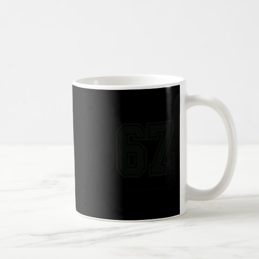 67 Meme Six Seven 6 7 Meme Design 6 7 Kaffeetasse (Rechts)
