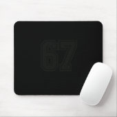 67 Meme Six Seven 6 7 Meme Design 6 7  Mousepad (Mit Mouse)