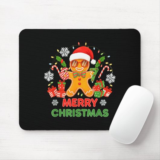 67 Meme Six Seven 6 7 Meme Funny Christmas Gingerb Mousepad (Mit Mouse)